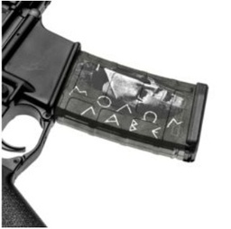 [CU-98059-AR15MS-MLNB] Gunskins - AR-15 Mag skins – Molon Labe Black