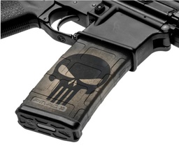 [CU-98059-AR15M-SKLB] Gunskins - AR-15 Mag skins – Skull Black
