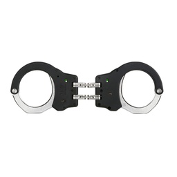 [66119] ASP - Ultra Cuffs Hinge Steel 3 Pawl (Green, European)