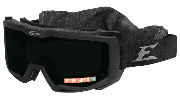 Edge Blizzard Goggle Kit - Soft Touch Matte Black - Clear & G-15 Vapor Shield Lens (Kit)