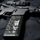Gunskins AR-15 Mag skins – Molon Labe Black
