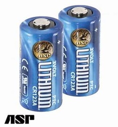 [ASP-CR123A 53032] ASP - Lithium Batteries CR123A (2 pces)